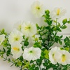 image:imageNearly Natural 14in UV Resistant Artificial Morning Glory Bush IndoorOutdoor  Set of 12White