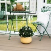 image:imageNearly Natural 15in UV Resistant Artificial Boxwood Gardenia Topiary Plant  IndoorOutdoor