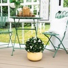 image:imageNearly Natural 15in UV Resistant Artificial Boxwood Gardenia Topiary Plant  IndoorOutdoor