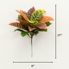 image:imageNearly Natural 17 Garden Croton Artificial Real Touch Set of 6 Silk Plants Multi