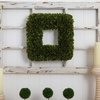 image:imageNearly Natural 17 Tea Leaf Square Wreath UV Resistant Artificial Plant Green