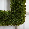image:imageNearly Natural 17 Tea Leaf Square Wreath UV Resistant Artificial Plant Green