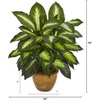 image:imageNearly Natural 18 in Artificial Dieffenbachia Plant in Ceramic Planter