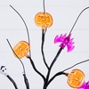 image:imageNearly Natural 18in PreLit Halloween Ghost Bats amp Pumpkins LED Lighted Ornament Tree