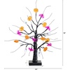 image:imageNearly Natural 18in PreLit Halloween Ghost Bats amp Pumpkins LED Lighted Ornament Tree