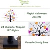 image:imageNearly Natural 18in PreLit Halloween Ghost Bats amp Pumpkins LED Lighted Ornament Tree