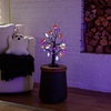 image:imageNearly Natural 18in PreLit Halloween Ghost Bats amp Pumpkins LED Lighted Ornament Tree