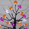 image:imageNearly Natural 18in PreLit Halloween Ghost Bats amp Pumpkins LED Lighted Ornament Tree