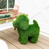 image:imageNearly Natural 18in UV Resistant Artificial Grass Garden Plush Topiary Puppy Dog  IndoorOutdoor