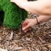 image:imageNearly Natural 18in UV Resistant Artificial Grass Garden Plush Topiary Puppy Dog  IndoorOutdoor