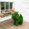 image:imageNearly Natural 18in UV Resistant Artificial Grass Garden Plush Topiary Puppy Dog  IndoorOutdoor