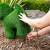 image:imageNearly Natural 18in UV Resistant Artificial Grass Garden Plush Topiary Puppy Dog  IndoorOutdoor