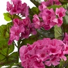 image:imageNearly Natural 19 in UVResistant Artificial Geranium Bush Set of 3Beauty
