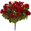 image:imageNearly Natural 19 in UVResistant Artificial Geranium Bush Set of 3Red