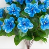 image:imageNearly Natural 19in UV Resistant Artificial Azalea Bush IndoorOutdoor  Set of 3Blue