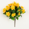 image:imageNearly Natural 19in UV Resistant Artificial Azalea Bush IndoorOutdoor  Set of 3Yellow