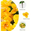 image:imageNearly Natural 19in UV Resistant Artificial Azalea Bush IndoorOutdoor  Set of 3Yellow