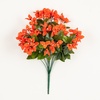 image:imageNearly Natural 19in UV Resistant Artificial Bougainvillea Bush IndoorOutdoor  Set of 4Orange