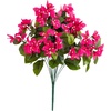 image:imageNearly Natural 19in UV Resistant Artificial Bougainvillea Bush IndoorOutdoor  Set of 4Pink