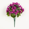 image:imageNearly Natural 19in UV Resistant Artificial Bougainvillea Bush IndoorOutdoor  Set of 4Purple