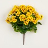 image:imageNearly Natural 19in UV Resistant Artificial Geranium Bush IndoorOutdoor  Set of 3