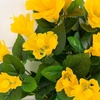 image:imageNearly Natural 19in UV Resistant Artificial Hibiscus Bush IndoorOutdoor  Set of 3Yellow