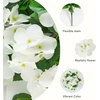 image:imageNearly Natural 19in UV Resistant Artificial Hydrangea Bush IndoorOutdoor  Set of 3White
