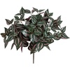 image:imageNearly Natural 19in UV Resistant Artificial Wandering Jew Bush IndoorOutdoor Set of 3