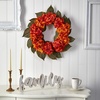 image:imageNearly Natural 20in Autumn Hydrangea Artificial Wreath