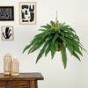 image:imageNearly Natural 22 in Artificial Boston Fern Hanging Basket for Home Decor22 in