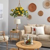 image:imageNearly Natural 22 in Artificial Hibiscus Hanging Basket Home Office DecorYellow