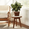 image:imageNearly Natural 22 in Artificial Triple Golden Dieffenbachia with Wood Vase