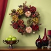 image:imageNearly Natural 22in Autumn Hydrangea Peony Wreath