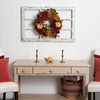 image:imageNearly Natural 22in Autumn Hydrangea Peony Wreath