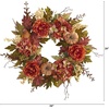 image:imageNearly Natural 24 in Artificial Fall Wreath for Front Door Wall Home Decor