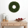 image:imageNearly Natural 24in Boxwood Artificial Wreaths Green