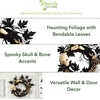 image:imageNearly Natural 24in Halloween Skull and Bones Wreath