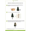 image:imageNearly Natural 25 ft UVResistant Artificial Cedar with Stake Set of 2Green