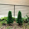 image:imageNearly Natural 25 ft UVResistant Artificial Cedar with Stake Set of 2Green