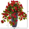 image:imageNearly Natural 26 in Artificial Bougainvillea Plant in Planter Patio Decor