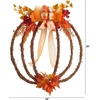 image:imageNearly Natural 26in Autumn Pumpkin Artificial Vine Fall Wreath