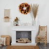 image:imageNearly Natural 26in Fall Pumpkin Gourd Pinecone and Maple Leaf Artificial Autumn Wreath