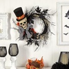 image:imageNearly Natural 26in Halloween Dapper Skeleton Wreath