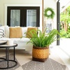 image:imageNearly Natural 27in UV Resistant Artificial Boston Fern Plant with Real Touch Leaves IndoorOutdoor36 in