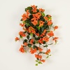 image:imageNearly Natural 28 Bougainvillea Hanging Bush Artificial Set of 2 UV Resistant IndoorOutdoor Silk Plants RedOrange