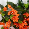 image:imageNearly Natural 28 Bougainvillea Hanging Bush Artificial Set of 2 UV Resistant IndoorOutdoor Silk Plants RedOrange