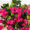 image:imageNearly Natural 28 Bougainvillea Hanging Bush Artificial Set of 2 UV Resistant IndoorOutdoor Silk Plants RedPink