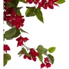image:imageNearly Natural 28 Bougainvillea Hanging Bush Artificial Set of 2 UV Resistant IndoorOutdoor Silk Plants RedRed