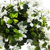 image:imageNearly Natural 28 Bougainvillea Hanging Bush Artificial Set of 2 UV Resistant IndoorOutdoor Silk Plants RedWhite