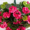 image:imageNearly Natural 29 in Artificial Geranium UVResistant Outdoor Porch DecorPink